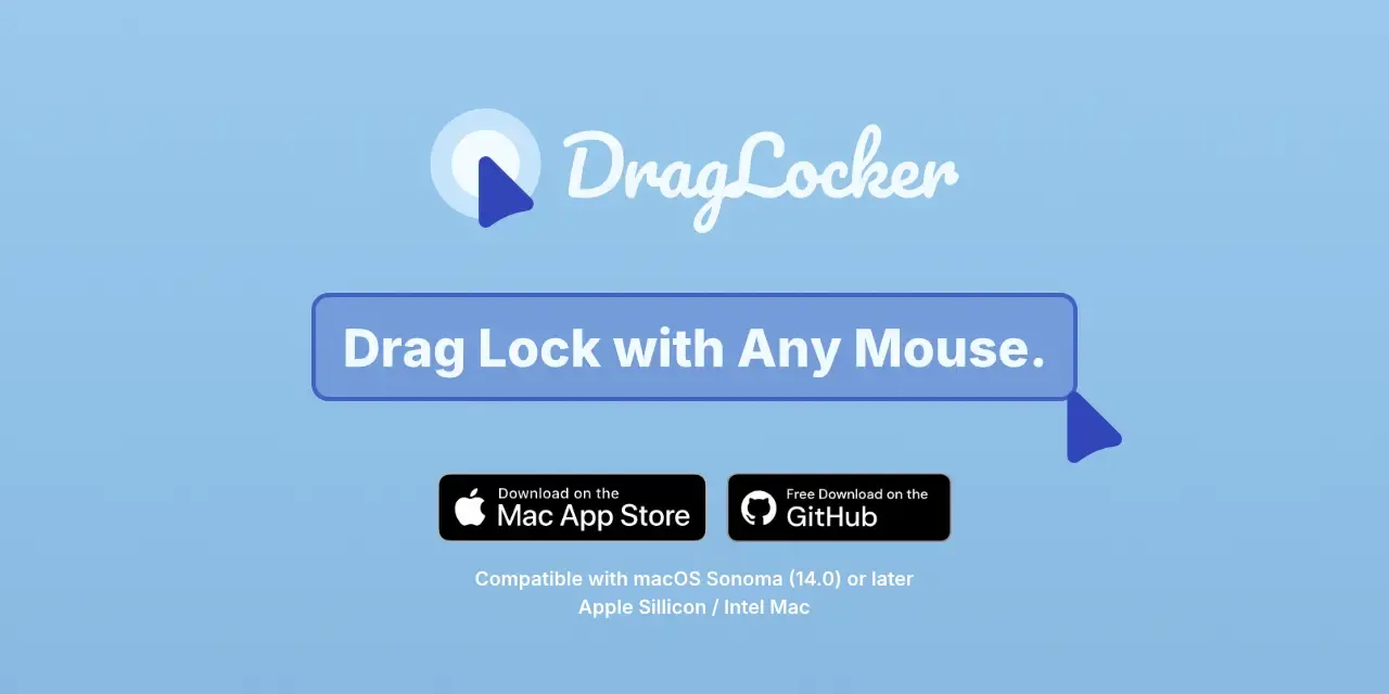 DragLocker Drag Lock with Any Mouse.